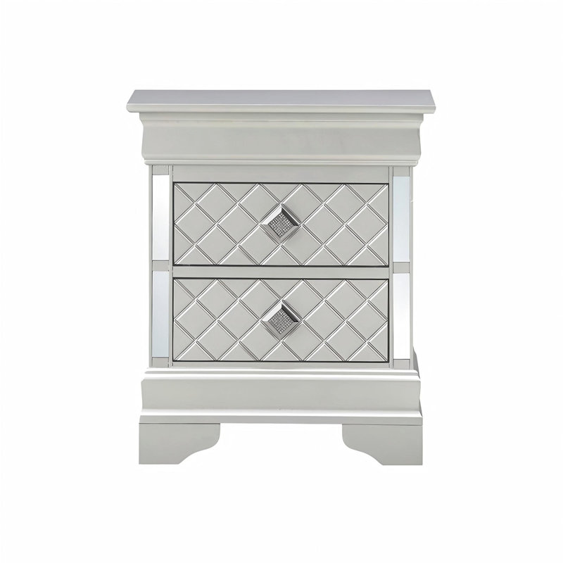 Table de chevet élégante, Gris