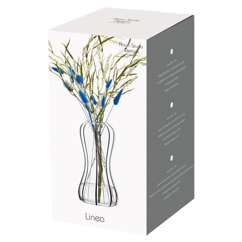Judkins - Black Vase - Black, Clear
