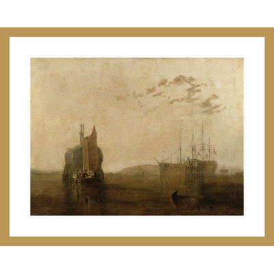 Hulks on the Tamar by Joseph Mallord William Turner -Framed Giclee Print