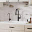 Ensemble d'évier de cuisine encastré à double cuve 50/50 Karran Quartz 33 "X 22"-54821660