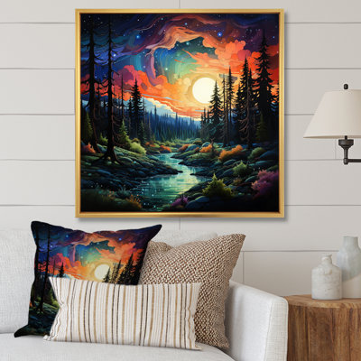 " Landscape Aurora Borealis Natures XII "