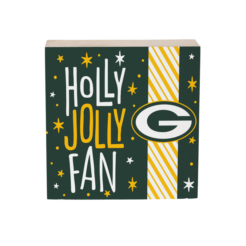 Plaque murale en bois Green Bay Packers