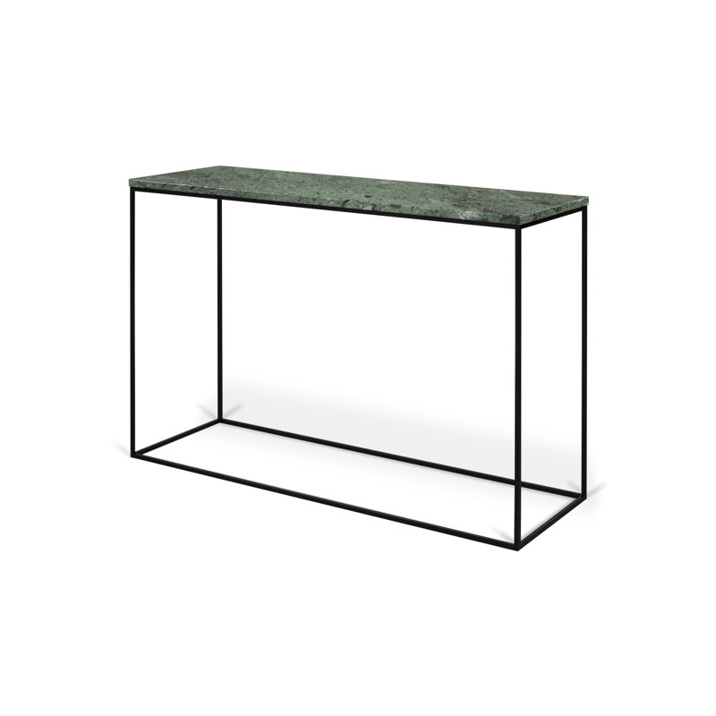 Duell 120cm Console Table, Black, Green, 76 H x 119 W x 41 D cm