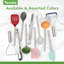 Tovolo Silicone Slotted Turner SS Handle Pink Sorbet