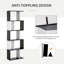 184.5cm H x 60cm W Geometric Bookcase-323084324