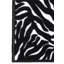 Tapis intérieur / extérieur noir à imprimé animal-895767332