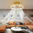 Irmelin 18.9" 7 Blades Ceiling Fan Light 3 Color LED with Remote Control