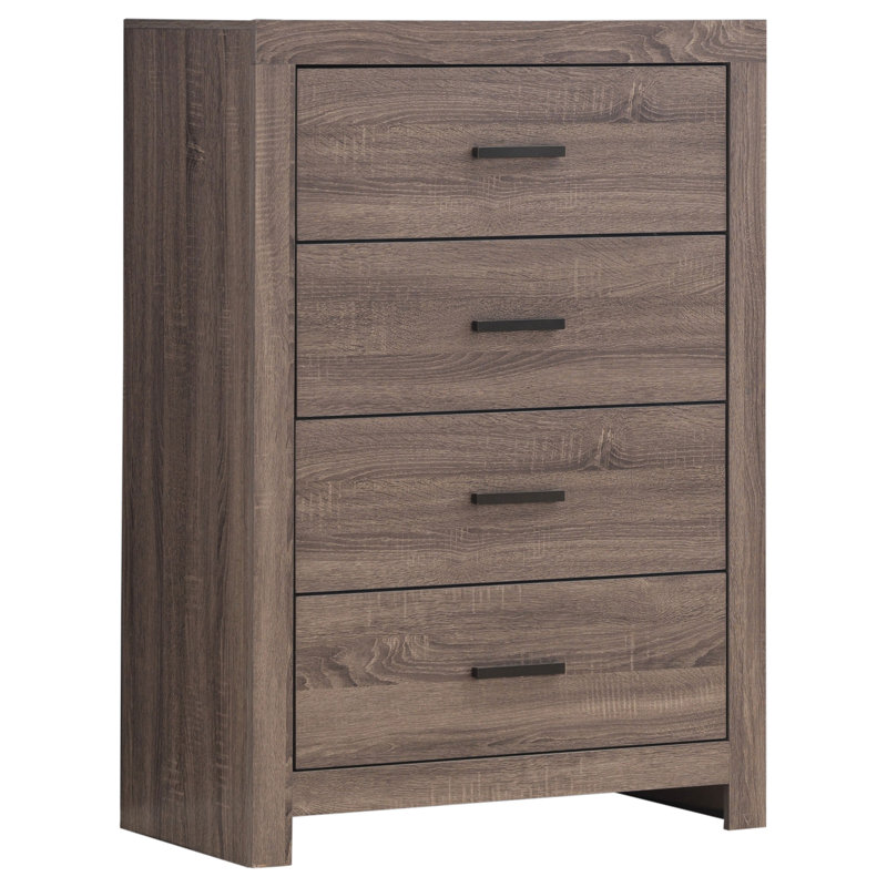 La commode verticale offre un espace de rangement spacieux pour la chambre à coucher et le salon, Chêne