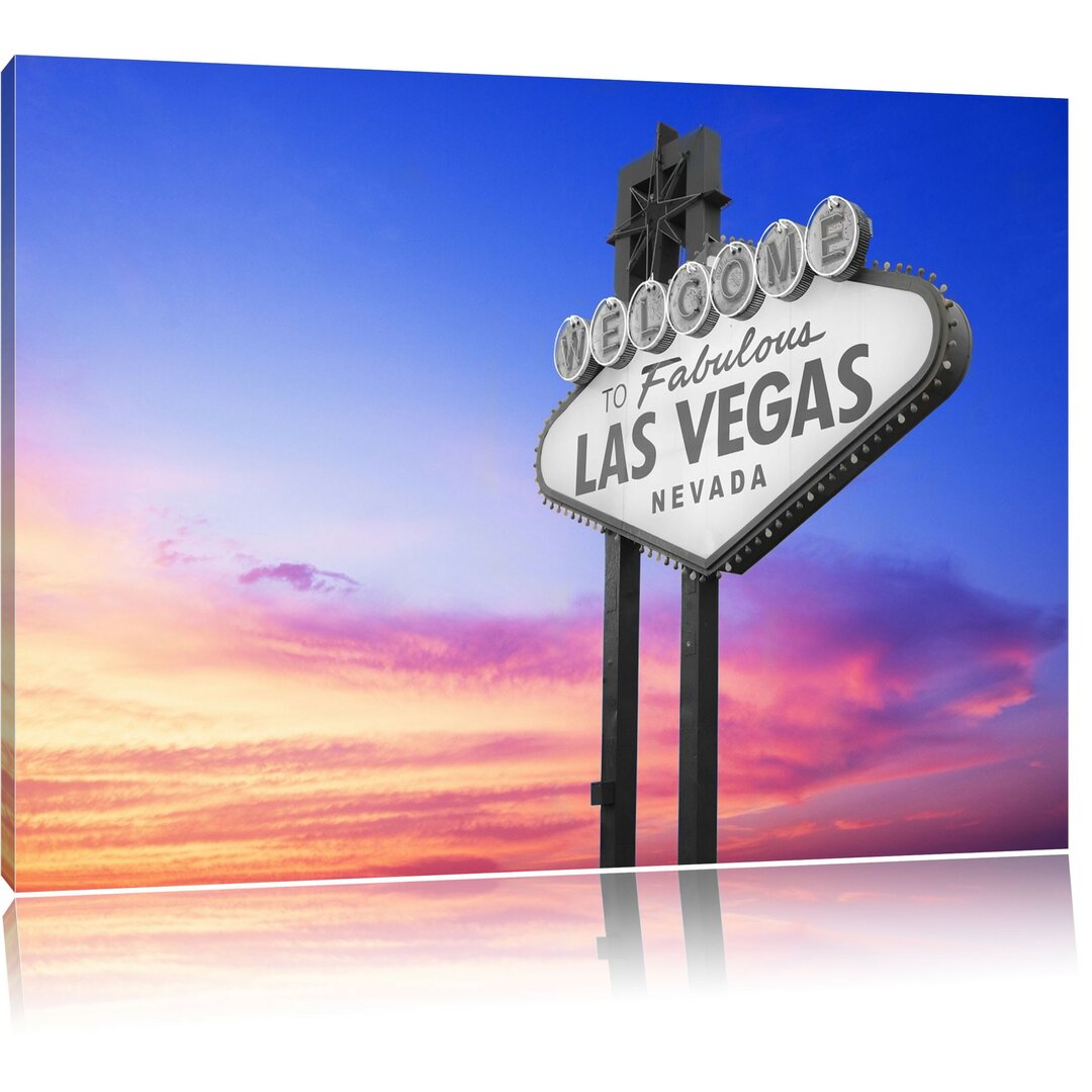 Leinwandbild Tolles Las Vegas Schild