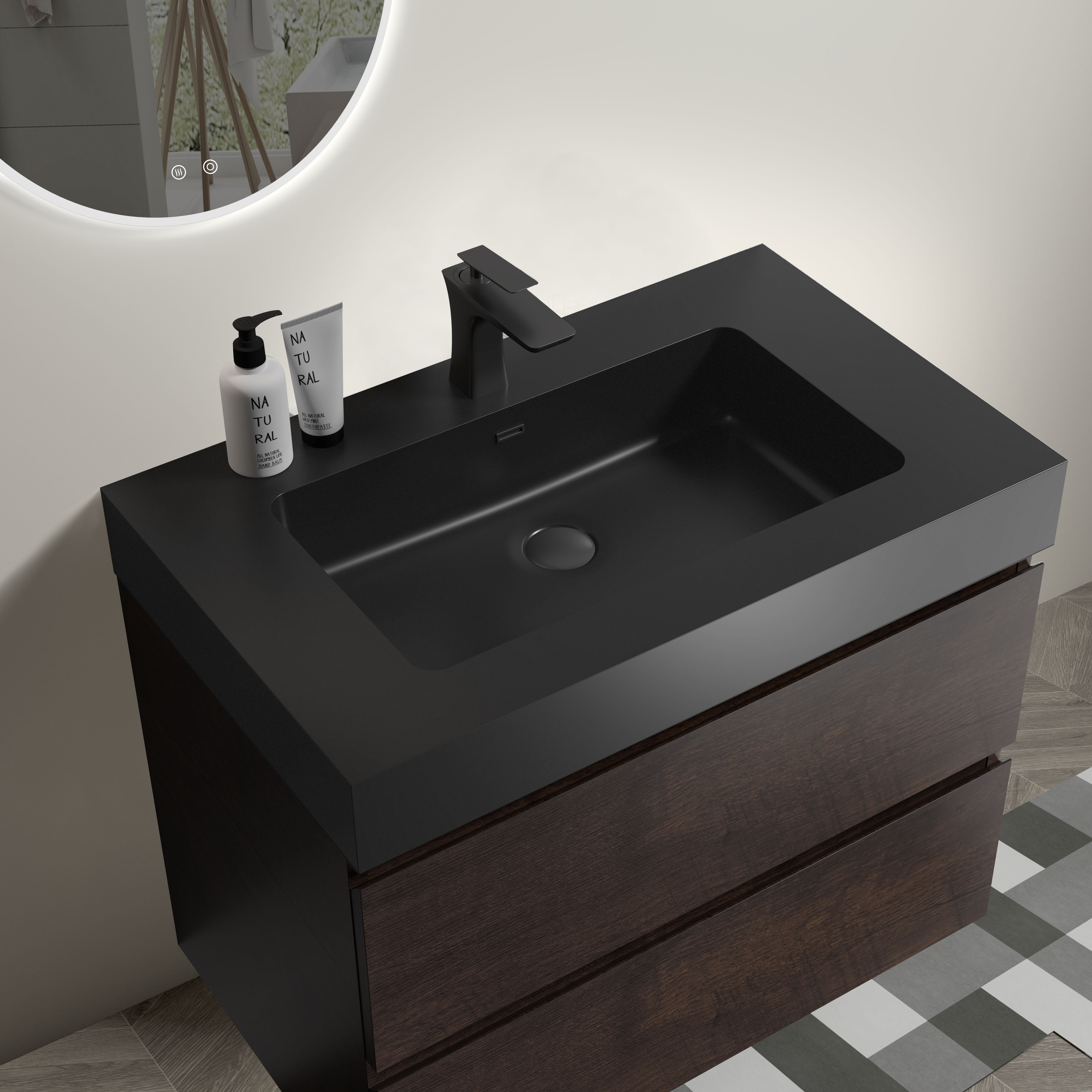 Jeltyprey 29.9'' Wall Mounted Single Bathroom Vanity Base Only | Wayfair