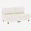 Canapé modulaire modulaire avec rangement, chenille beige, 8 places, 130,53 po de profondeur, 124,55 po de largeur, 32,28 po de hauteur, siège pratique, sièges confortables