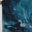 Sarcelle et noir aqueux Whimsy I - Rideau moderne - Velours obscurcissant - 1 panneau-107826753