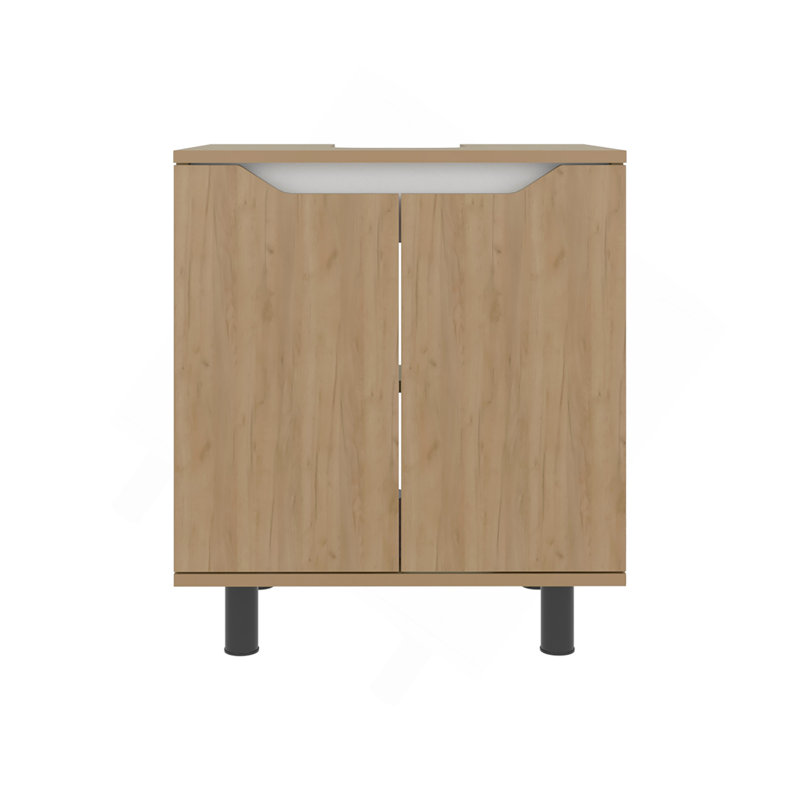Armoire de rangement sous évier Jerome, Naturel