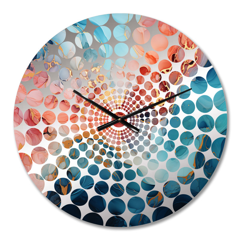 Athienou - Horloge murale formes abstraites, Petit