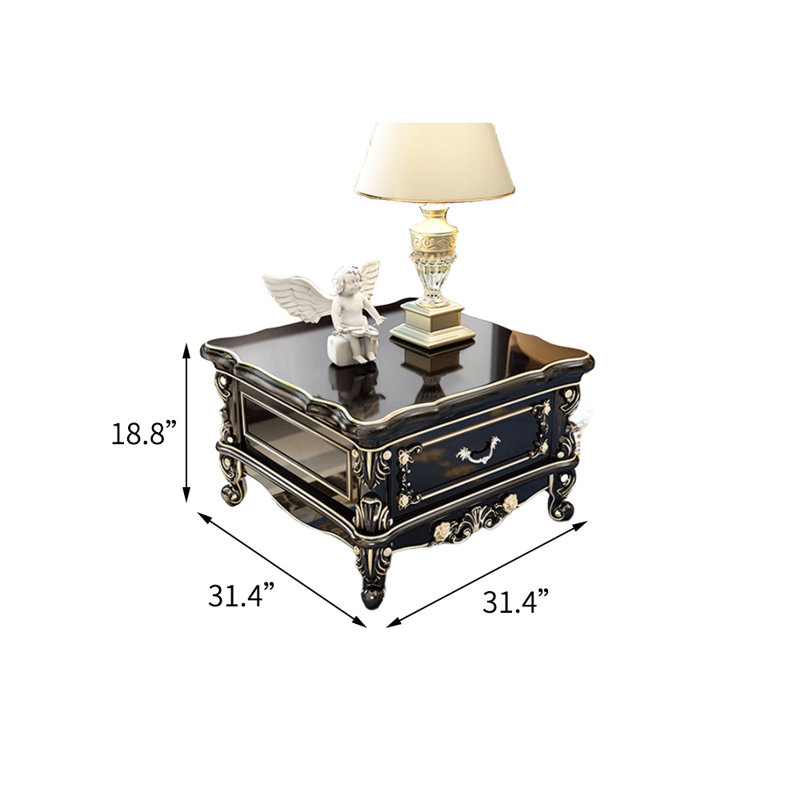 Table basse en bois massif