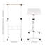 Adjustable Height Steel Floating Desk-533864591