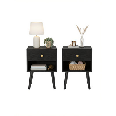 39cm W Particle Board Bedside Table