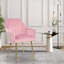 Fauteuil rembourré en velours Aisaiah-14913251