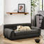 Chien moyen et grand gris foncé, confortable avec revêtement en lin pour animaux de compagnie - Fabrication douce et relaxante-45892137