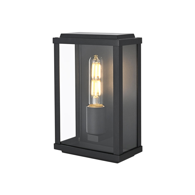 Santos Outdoor Wall Sconce in Black