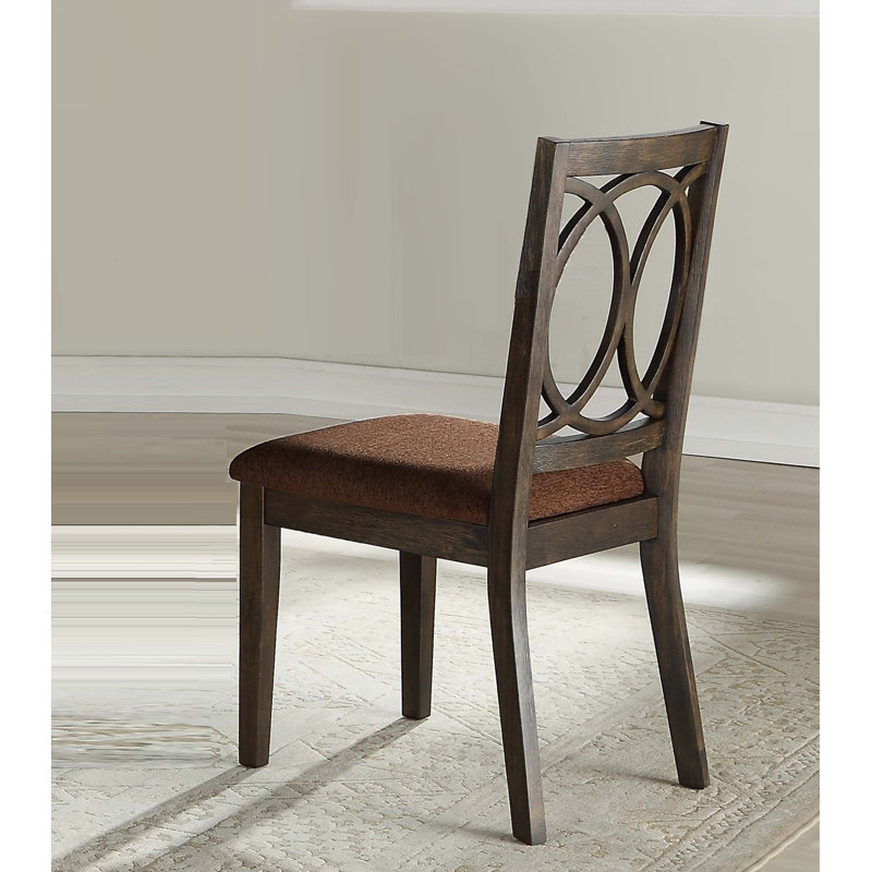 Classic Transitional Style Dining Chairs 2Pc Set