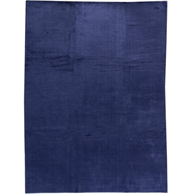 Hand-Knotted BLUE Area Rug