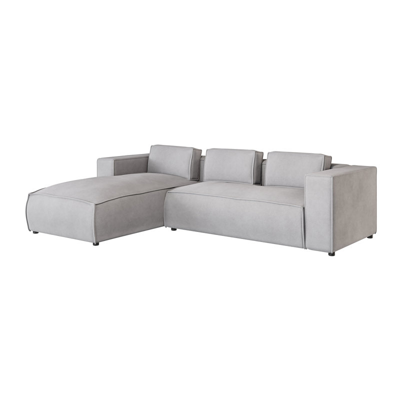 Modern Corner Chaise Sofa , Left Hand Facing