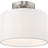 Fabric Semi Flush Mount