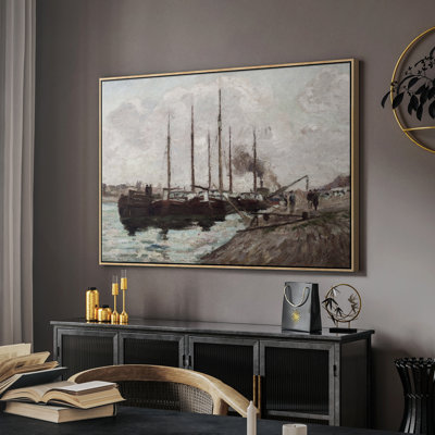 Impression nautique rétro sur toile CXCVII