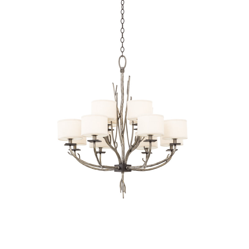 Lustre en bronze 12 LT Denali Kalco
