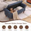 Pouf de rangement rembourré de 129 cm (50,78 po)-136920769