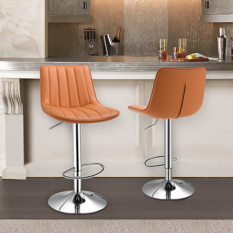 Tabouret de bar Cohdi, Orange
