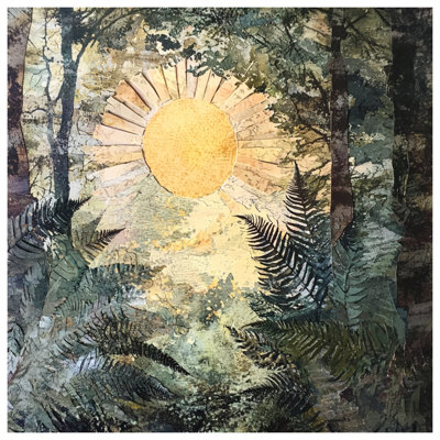 Sunlight Through Ferns Comforter
