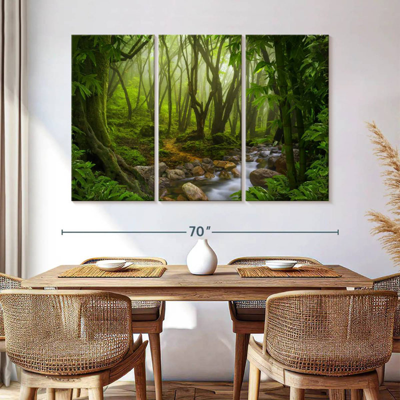 Alvord - forêt tropicale mystique, H 42 po x l 65 po