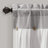 Button Solid Color Cotton Blend Tailored Window Valance-1590117521-1495815232