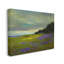 «Seaside mauve pré fleurs sur toile par Sheila Finch»-2081775824