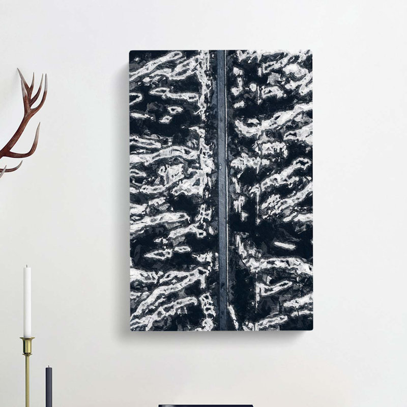 Zebra Stripes In Iceland - Wrapped Canvas, 50cm H x 35cm W x 3cm D