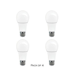 STRAK DEL A19, équivalent 60 W, givré, 3000 K, 800 ML, intensité variable, ampoule DEL, ENERGY STAR (paquet de 4)
