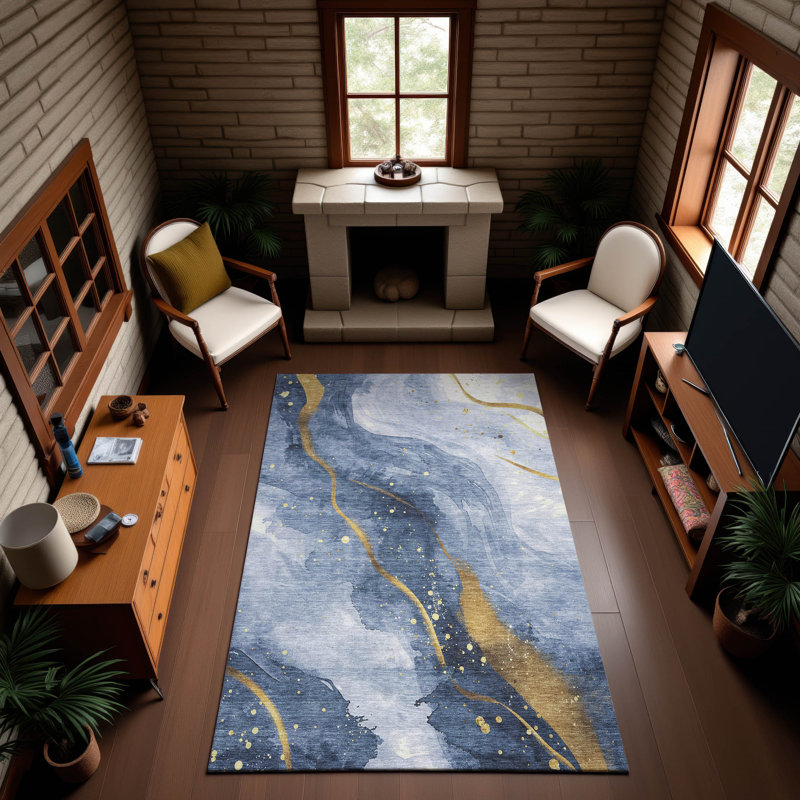 Tapis de qualité supérieure lavable à la machine Northdale AMF1529, Rectangle 10 pi x 14 pi