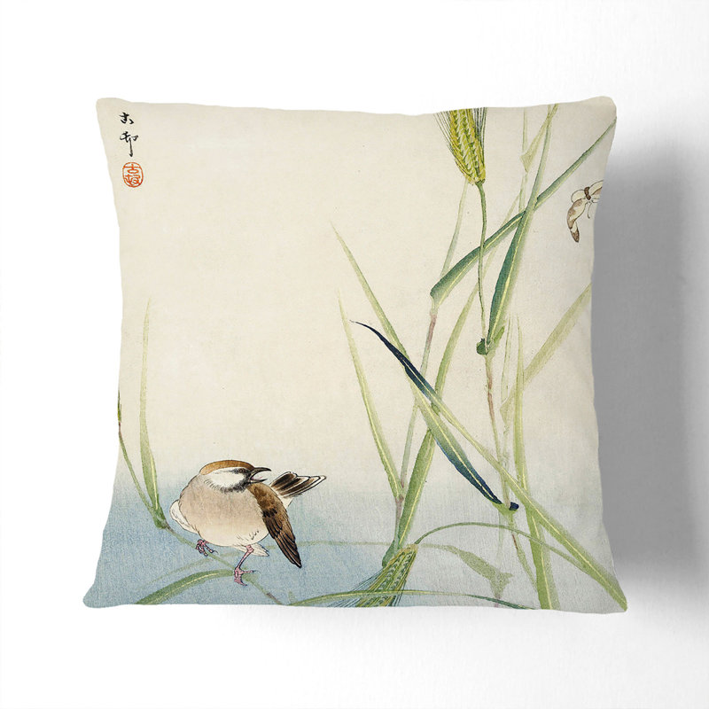 Floral Square Cushion, 40 x 40 cm