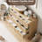 Rattan Dresser with 6 Drawers, Tall Wood Chest of Drawers with Wide Top, Deep Storage Organizer for Bedroom Living Room-1451097759