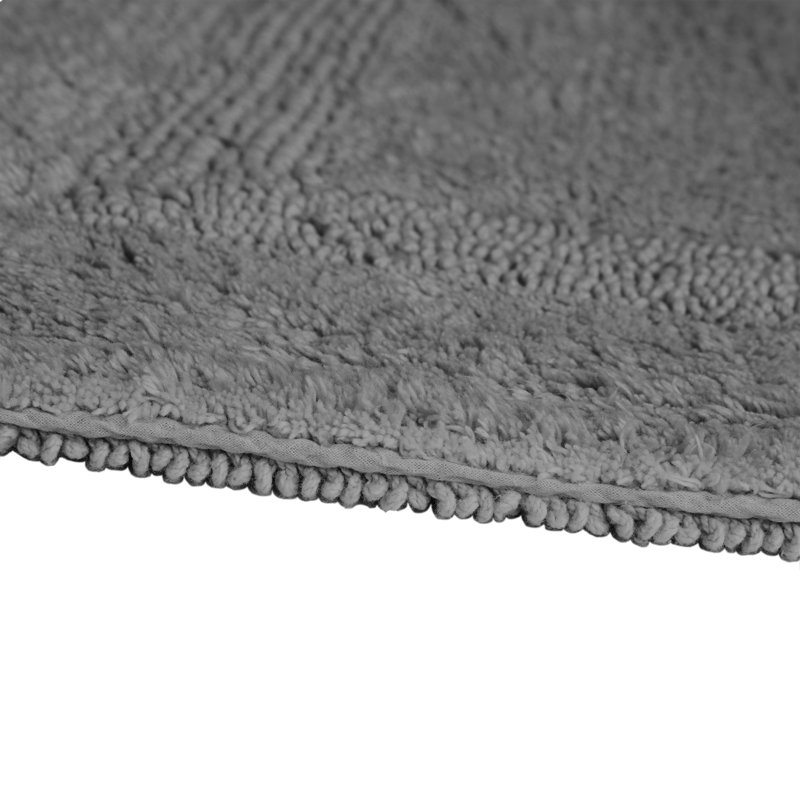 Tapis pour salle de bain Edilio, Gris, L 16 po x L 24 po