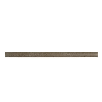 Allegro 0.5x8 in. Charcoal Gray Matte Porcelain Pencils Wall Tile (0.26 sq ft/case, 10-Pack)