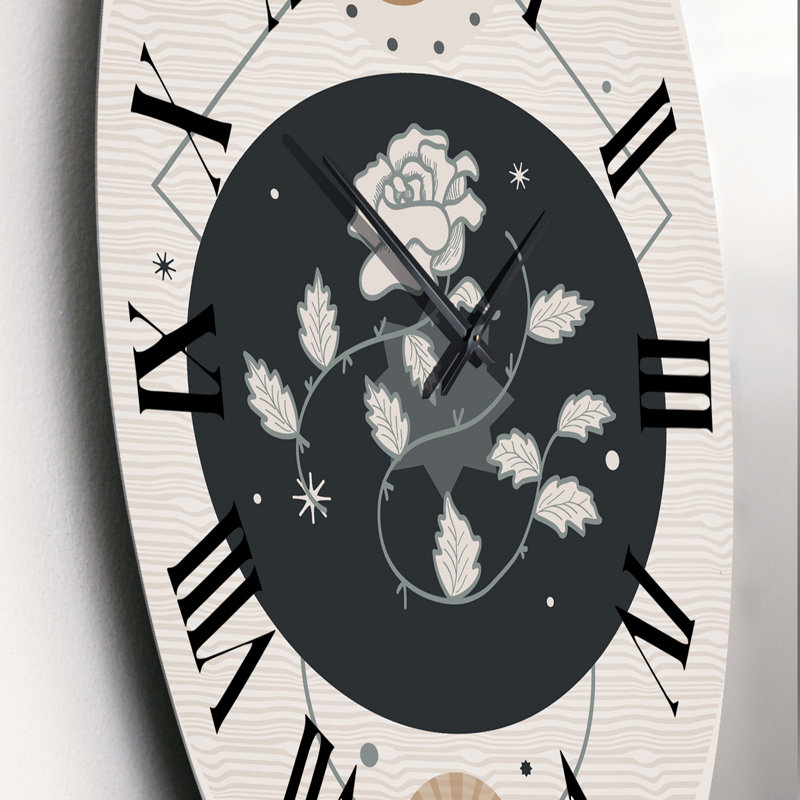 Horloge murale moderne Mid-Century, Très grand