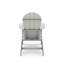 Chaise Adirondack gris foncé en polyéthylène haute densité de qualité supérieure pour l'élégance de la piscine, du patio et du jardin-293204452