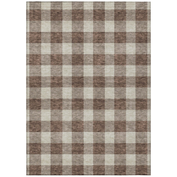 Langley Street Lamanna Indoor/Outdoor Area Rug with Non-Slip Backing ...