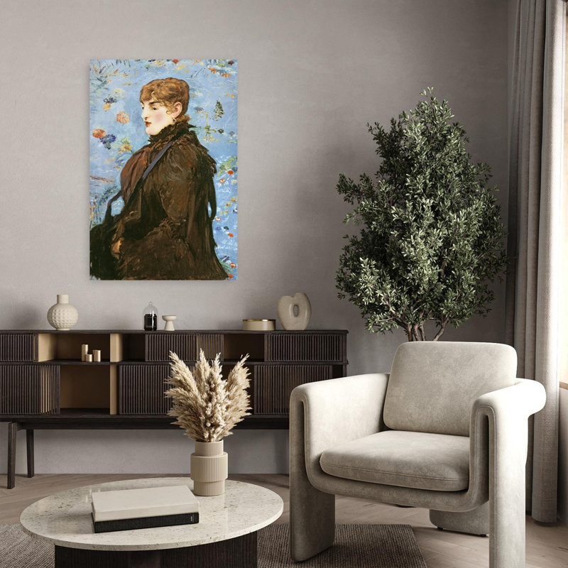 Autumn , 1882 Impressionist Abstract Contemporary Portrait Wall Art Print, 91.44cm H x 60.96cm W