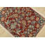 Tapis traditionnel noué à la main rouge en laine / soie rouge 2 pi 8 po x 2 pi Nain