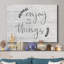 Enjoy the Little Things - Reproduction d'art textuel sur toile tendue-479800650