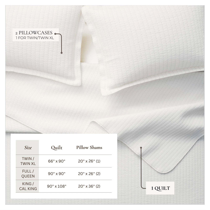 Ensemble de literie courtepointe, été léger, Lit simple extra long + 2 pièces supplémentaires